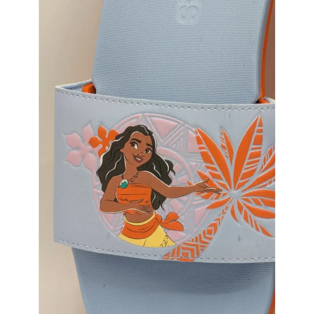 Adidas Adilette Big Kids Size 1 Disney Moana Comfort Slides Sandals HP7757 NWT